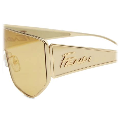 fendi sunglasses gold
